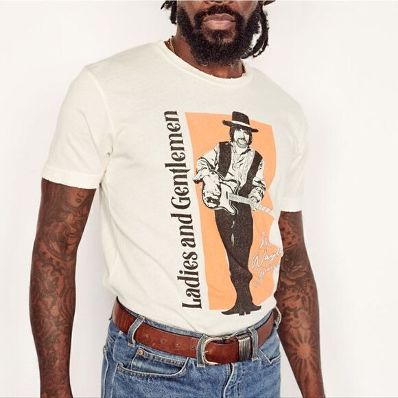 NWOT Midnight Rider Ladies & Gentlemen Waylon Jennings Unisex Tee Size XXL - Picture 2 of 11